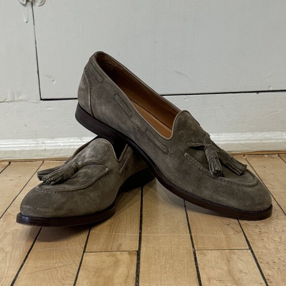 Ralph Lauren Purple Label Men's Luther Calf Suede Tassel Loafers (sz 11) - Picture 7 of 10